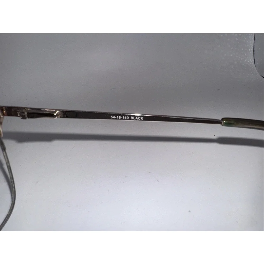 Bulova Eyeglasses, Frames Only, Solvang,‎ 54-18-140, Metal/Plastic, Black/Gold